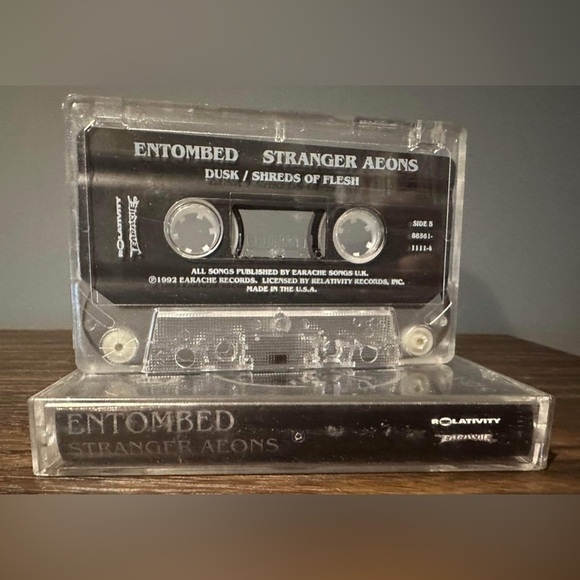Entombed - Stranger Aeons - Cassette 1992 - Picture 2 of 2